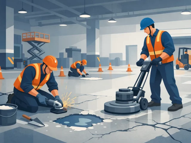 Concrete Floor Repair for Demanding Facilities