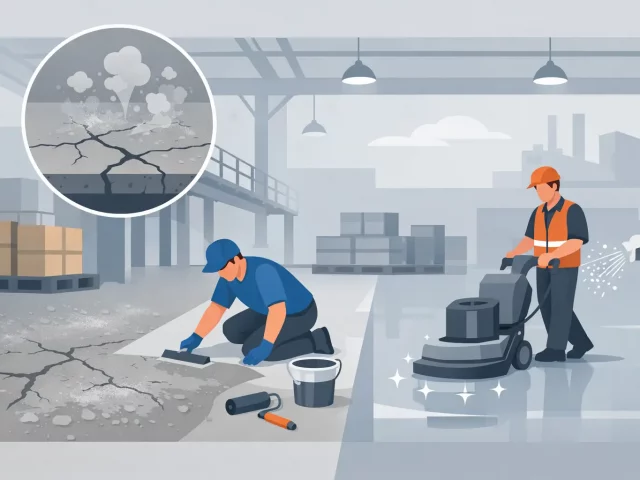 How to Stop Concrete Dusting on Industrial Floors