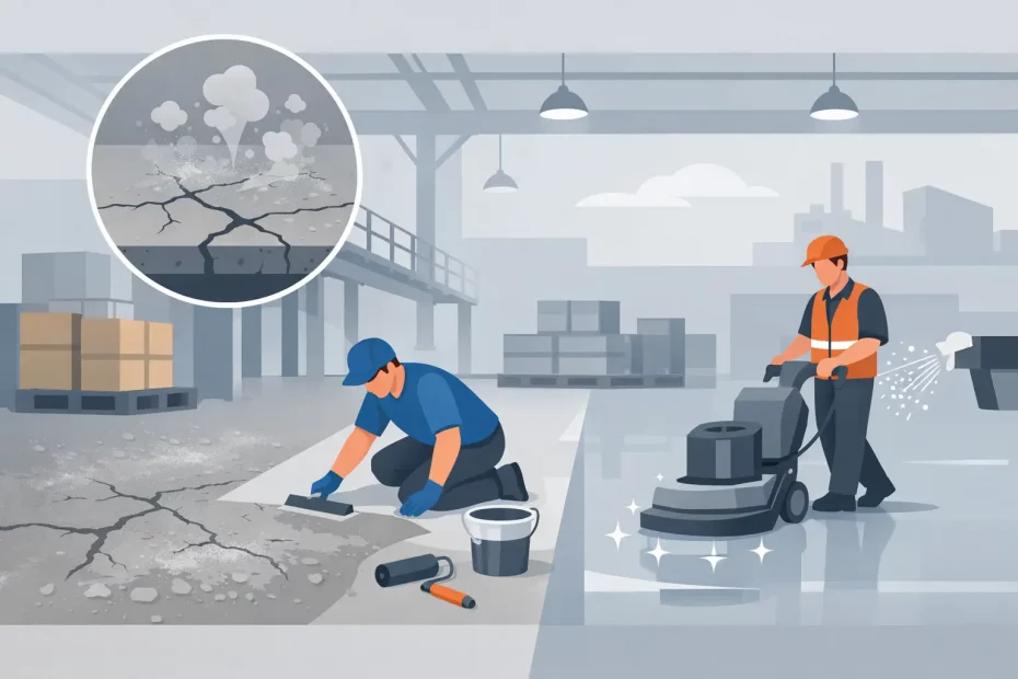 How to Stop Concrete Dusting on Industrial Floors