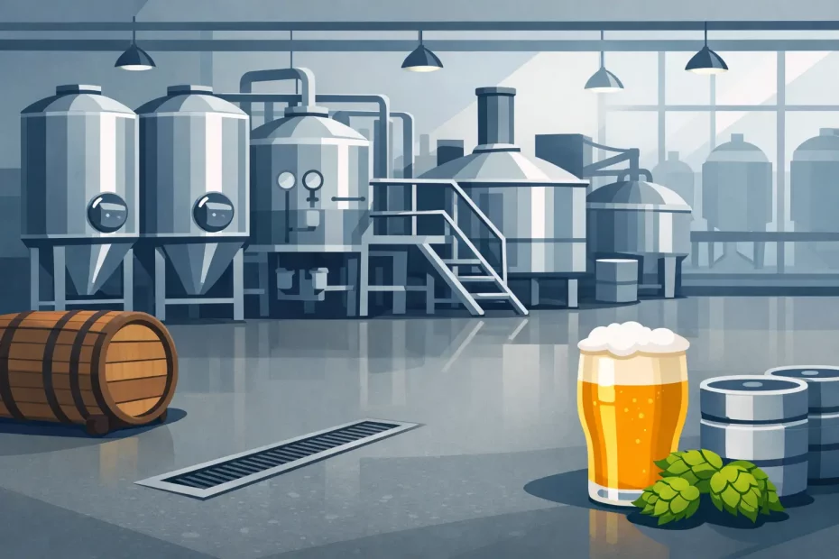 Urethane Cement Flooring for Breweries That Lasts