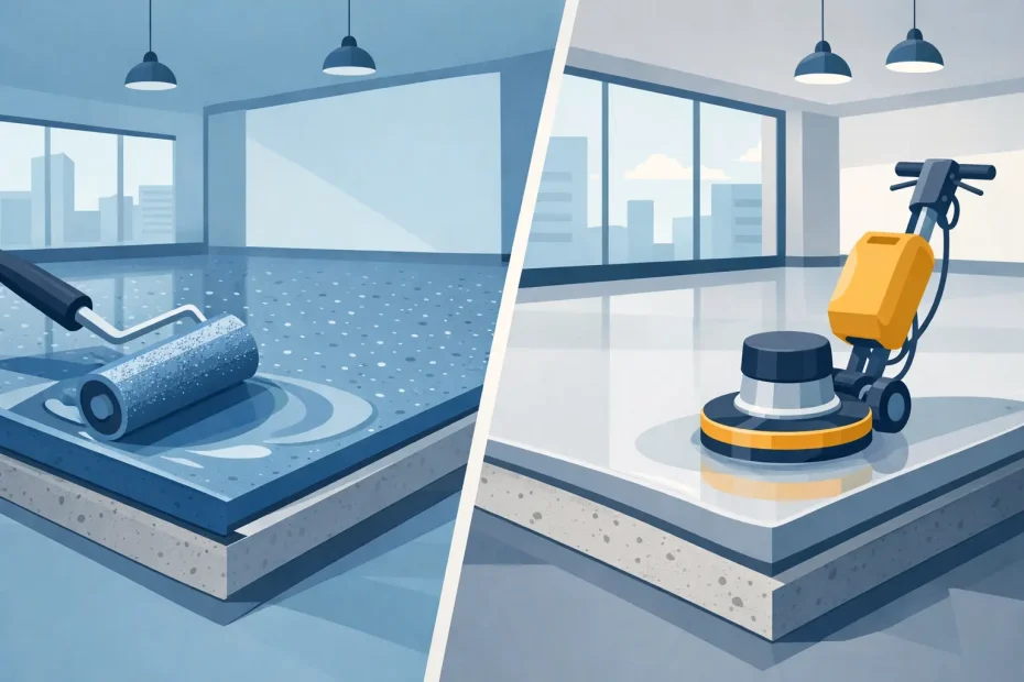 Epoxy Versus Polyurethane for Commercial Floors