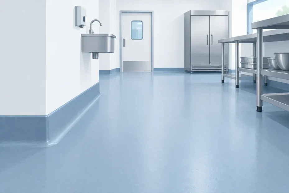 Resin Floor Coving for Hygienic Work Areas